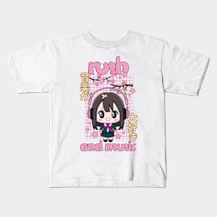 rush anime and music Kids T-Shirt